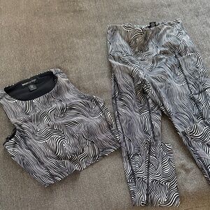 Bailey 44 Monochrome Zebra Print Jumpsuit